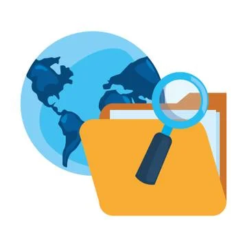 Cybersecurity data protection Stock Illustration