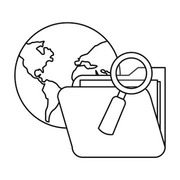 Cybersecurity data protection Illustrazione stock