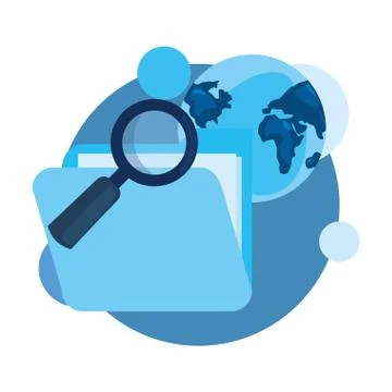 Cybersecurity data protection Stock Illustration