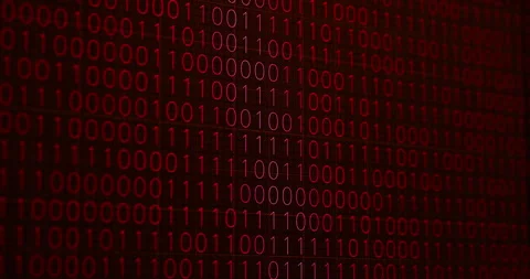 Cybersecurity, data security and binary code pattern for metaverse on dark Stock Footage 284227921