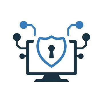 Cybersecurity, decrypt, decrypting icon. Stock-Illustration