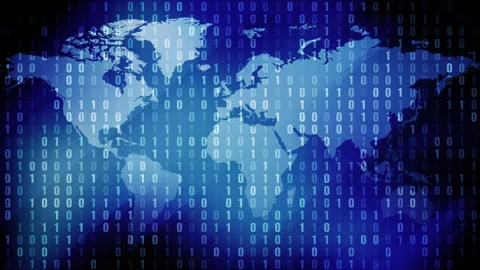 Cybersecurity in digital age protecting networks and data in stream of digital Stock Footage 255273006