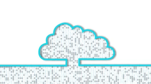 Cybersecurity digital data of futuristic and technology of the internet and big Stock Footage 154557402