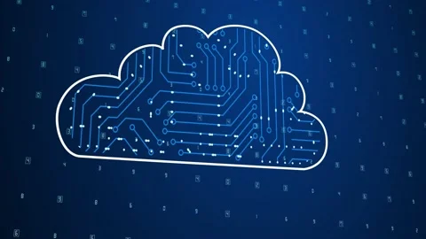 Cybersecurity digital data of futuristic and technology of the internet and big Stock Footage 227490042