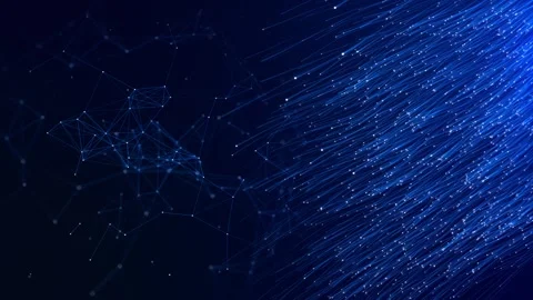 Cybersecurity Digital information Big data light speed direct flow to right. Abs 動画素材 341902548
