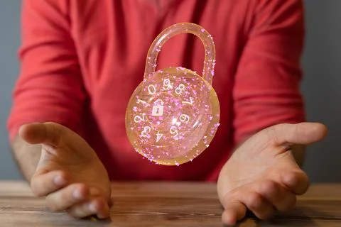 Cybersecurity of digital network systems with computer security engineer 스톡 사진