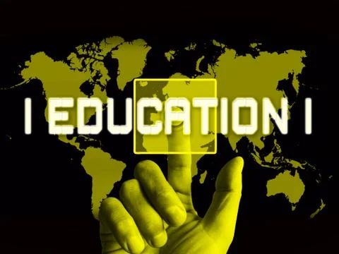 Cybersecurity Education Security Seminar Teaching 3d Illustration Illustrazione stock