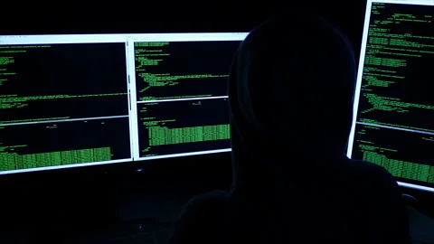 Cybersecurity Hacker Stock Footage 284484583