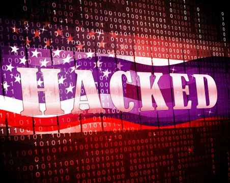 Cybersecurity Hacker Online Cyber Attacks 3d Illustration イラスト素材