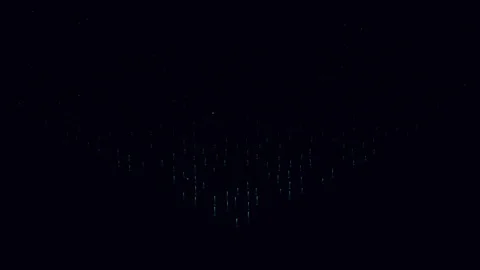 Cybersecurity high tech grid animation loop 4k Stock Footage 346069346