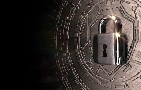 Cybersecurity Image Eight Illustrazione stock