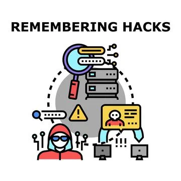 Cybersecurity incident response identifying network data breach Stock Illustration