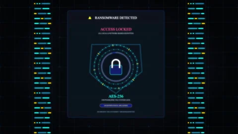 Cybersecurity lock data protection security digital technology shield network Stock Footage 346737196