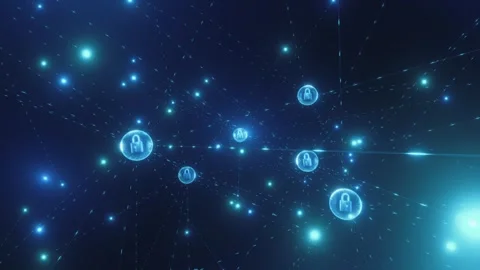 Cybersecurity Network, Data Protection, Digital Security Video stock 299725568