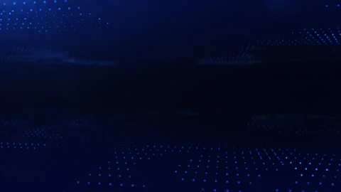 Cybersecurity news background. Blue tech background, extreme long shot. Nav.. Video stock 325516654