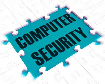Cybersecurity or computer security encryption to guard against a Illustrazione stock