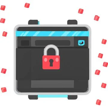 Cybersecurity Protection Efficiency Safety Privacy Problem Stock Illustration