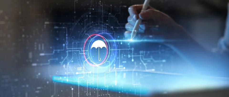 Cybersecurity Protection System for Digital Data Security and Network Acces.. 스톡 사진