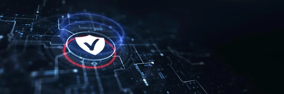Cybersecurity Risk Management for Enterprise Data Protection and Network Se.. 스톡 일러스트