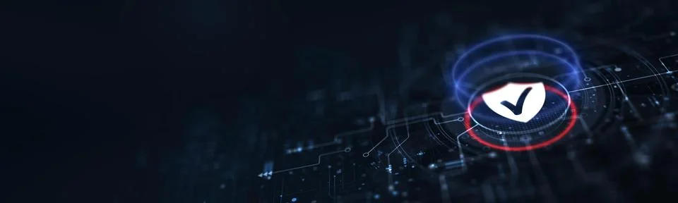 Cybersecurity Risk Management for Enterprise Data Protection and Network Ac.. Stock Photos