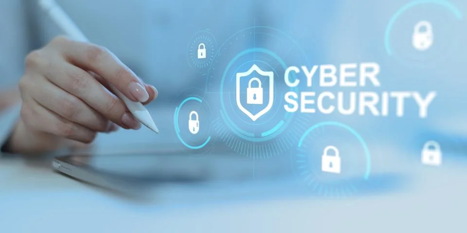 Cybersecurity Risk Management for Enterprise Data Protection and Informatio.. Stock Photos