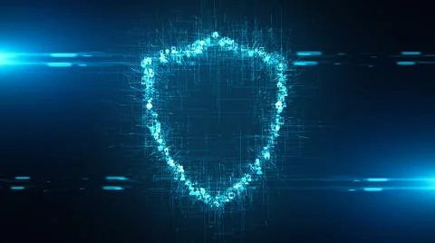 Cybersecurity safety of data from viruses, malware and hacking  Stock-Illustration