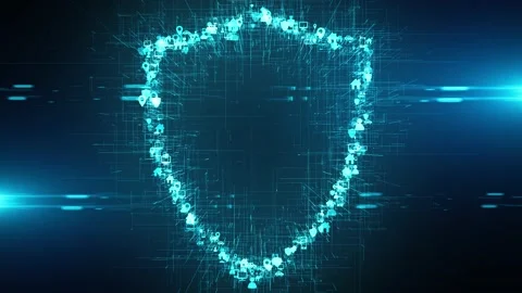 Cybersecurity, Security and safety of personal data and information online Stock Footage 150415475