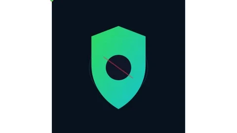 Cybersecurity shield animation: digital data protection and network security Stock Footage 338188948