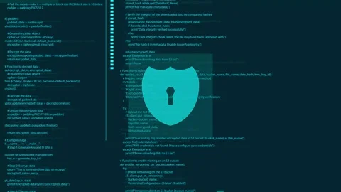 Cybersecurity system data protection information security against hacking us Stock Footage 300790662