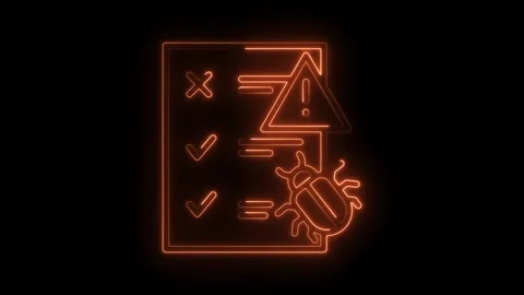 Cybersecurity threat detection vulnerability assessment with glowing outlin.. Stock Footage 309910990