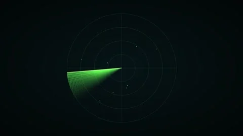 Cybersecurity threat intelligence radar screen with rotating 360 degree son.. 스톡 동영상 346188021