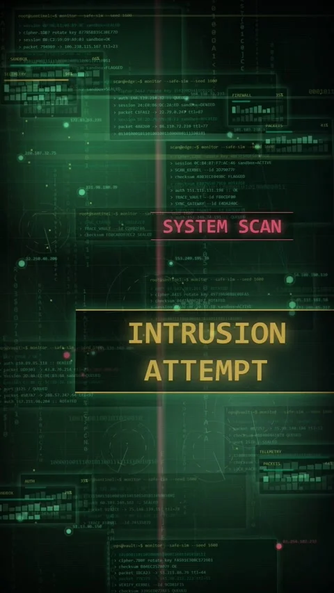 Cybersecurity Trace Route Network Data Stream Background Stock Footage 335348008