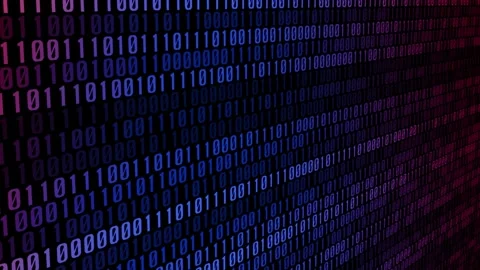 Cybersecurity unveiled decoding the alternating binary patterns in the world Video stock 246818473