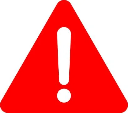 Cybersecurity warning concept with alert icon. Exclamation point yellow triangle イラスト素材