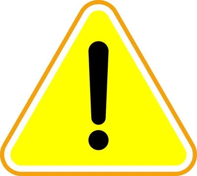 Cybersecurity warning concept with alert icon. Exclamation point yellow triangle イラスト素材