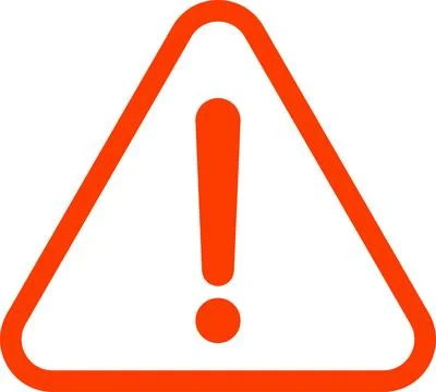 Cybersecurity warning concept with alert icon. Exclamation point yellow triangle イラスト素材