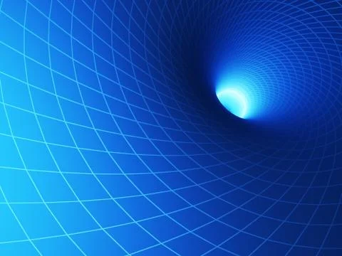 Cyberspace 3d rendering Stock Illustration