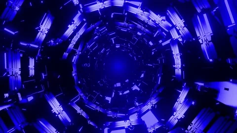 Cyberspace abstract background blue Stock Footage 201015945