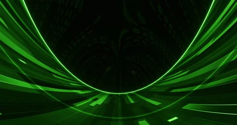 Cyberspace curved landscape with binary code on the background. Abstract matr Vidéo 170481147