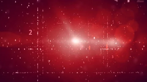 Cyberspace with digital binary code 動画素材 66233776