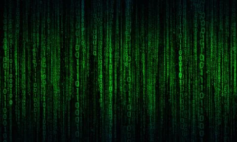 Cyberspace with digital lines Stockillustratie