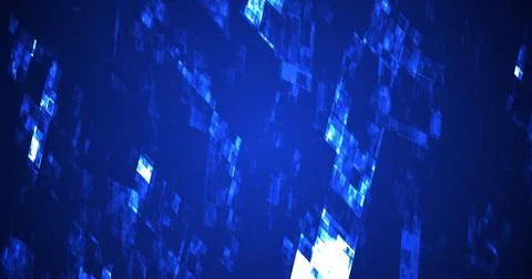 Cyberspace digital particles data concept background. Abstract technology d.. Stock Illustration