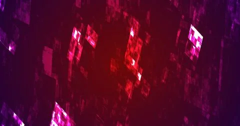 Cyberspace digital particles data concept background. Abstract technology d.. Stockillustratie