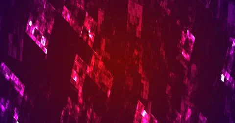 Cyberspace digital particles data concept background. Abstract technology d.. Illustrazione stock