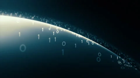 Cyberspace horizon. Abstract background. Loop. Stock Footage 68862383