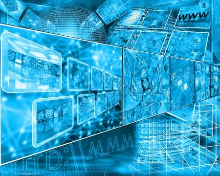 Cyberspace Stock Illustration