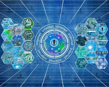 Cyberspace Stock Illustration