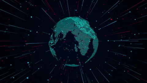 Cyberspace Internet Network Technology Connection Stock Footage 339648821