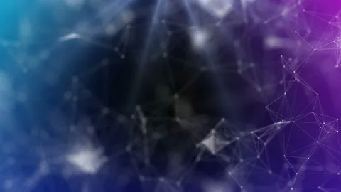 Cyberspace landscape grid technology. Place for text. Business market future Stock Footage 112545772