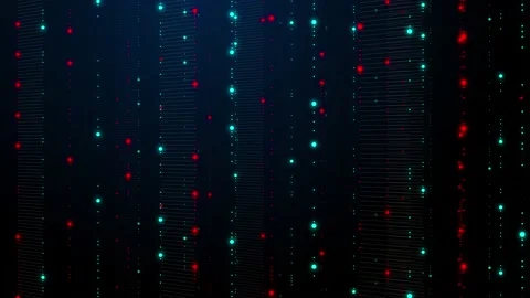 Cyberspace Nodes Animation 1 Stock Footage 150190608